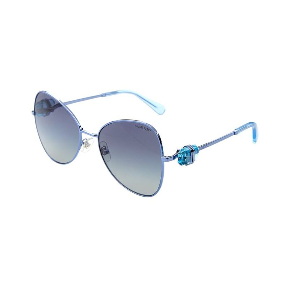 Swarovski Women's Sk700257-Y 57Mm Sunglasses, Blue